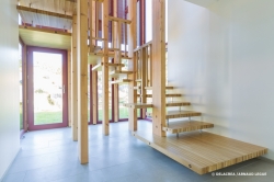 fabrication d\'un escalier moderne bois inox (64)(pays basque)
